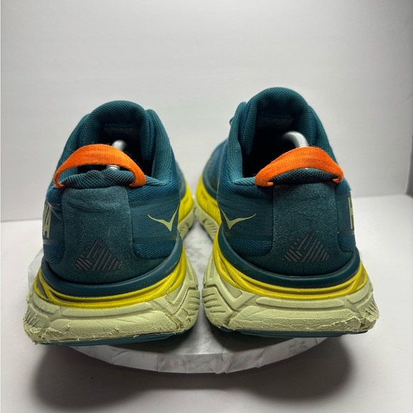 Hoka One One Stinson ATR 6 Mens 12.5 Running Shoes Blue Coral Comfort Sneakers - Picture 4 of 7